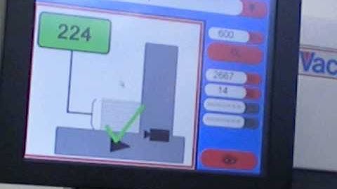 Optical counter - Vacuumatic Count-S - Counting Grey PVC sheets