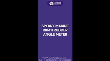 SPERRY MARINE RIB411 RUDDER ANGLE METER