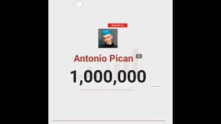 Antonio Pican a făcut 1mil de abonați ❤️