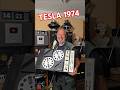 1970s Vintage Rare Unique TESLA B90 MONO 2 Speed Tape Recorder