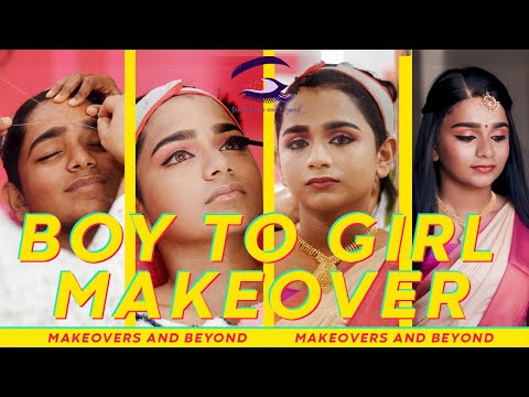 Male to Female Transformation | Boy to Girl Makeover | Makeup of Boy