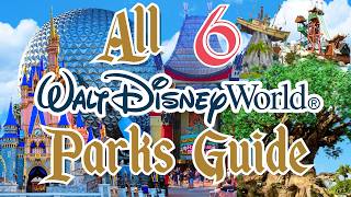 Walt Disney World Rides Attractions - Four Parks Two Water Parks - 2025