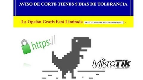 BLOQUEO DE CLIENTES MOROSOS HTTPS MIKROTIK Part3