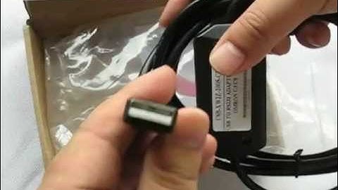 USB Omron PLC Programming Interface Cable USB-XW2Z-200S-CV for CS / CJ