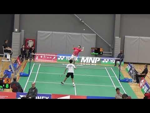 Great Counterattack Christo POPOV vs SHI Yu Qi China Masters 2023 #sport  #badminton #shorts 