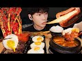 MUKBANG | 직접 만든 열무 김치 레시피 & 치즈 통스팸, 된장찌개, 비빔밥, 계란 먹방 | KIMCHI RECIPE KOREAN HOME FOOD