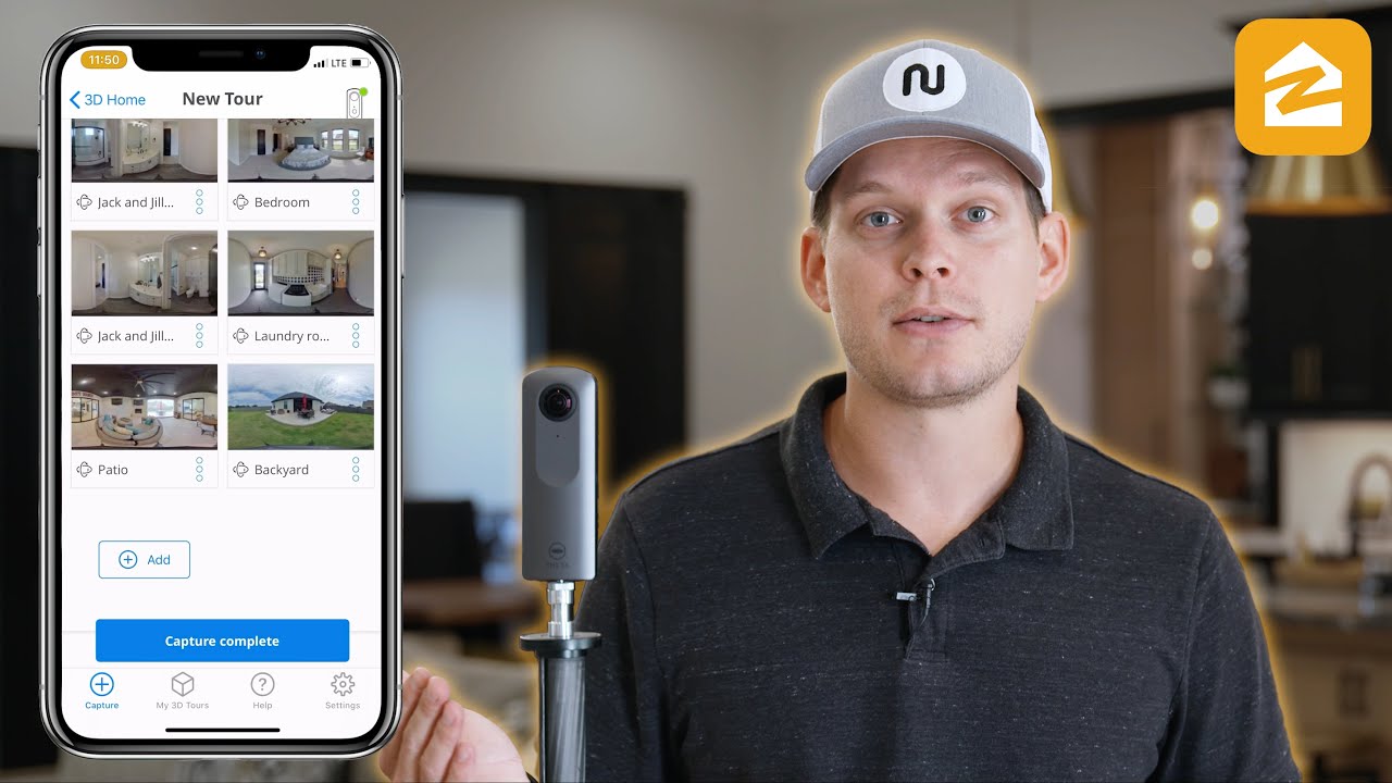 zillow 3d tour camera