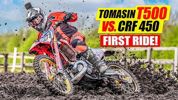 First Ride on World's Newest 500cc 2 Stroke vs Honda CRF450!