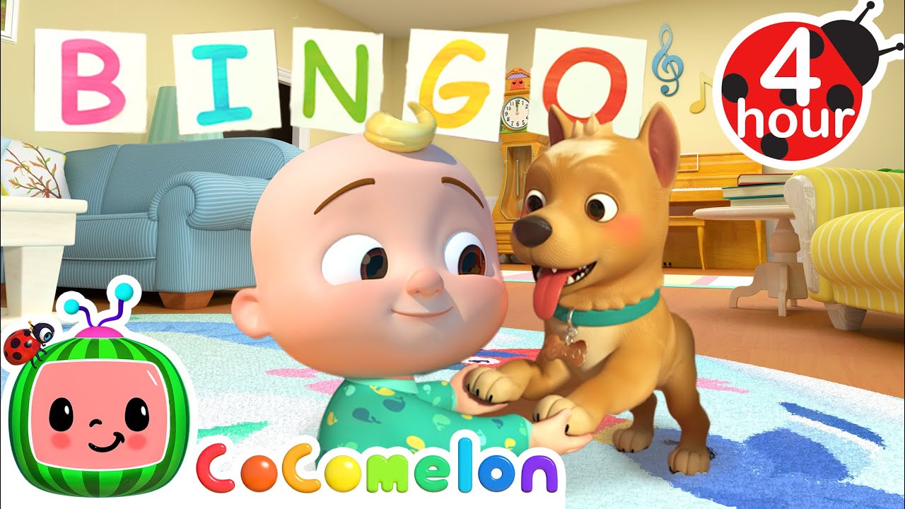 BINGO  4 HOUR CoComelon Nursery Rhymes