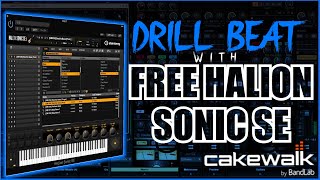 Drill Beat w Free HALion Sonic SE in Cakewalk | Tutorial screenshot 5