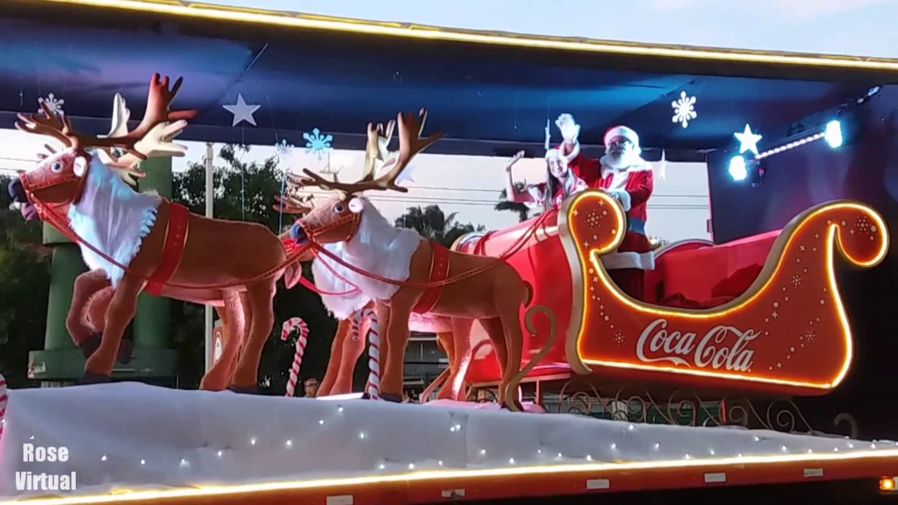 Natal 2016 - Caravana Iluminada Coca-Cola em frente ao Shopping Paralela,  Salvador (10/12/2016) - YouTube