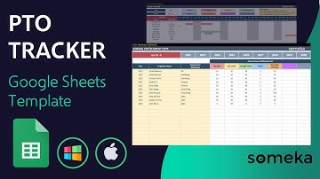 PTO Tracker Google Sheets Template | Annual Leave Tracker
