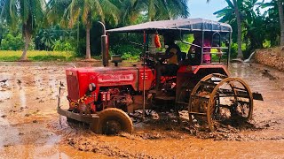 Mahindra 575 di tractor cage wheel fitting this years first time and performance 