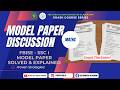 Model Paper Practice (I) | Maths | Grade 9 | Crash Course Series | FDE