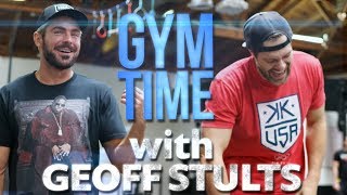 My Chest and Back Day Workout With Actor Geoff Stults | Gym Time w/ Zac Efron