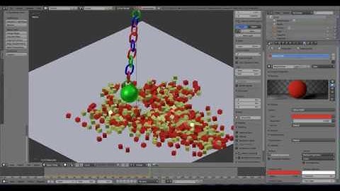 Blender Physics - Chain and Ball