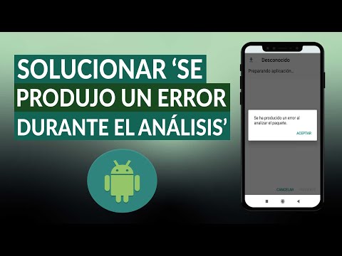 Cómo solucionar el error &#039;se produjo un error durante el análisis del paquete&#039; en ANDROID