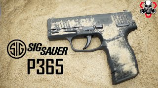 ทดสอบทรมาน SIG SAUER P365 สถานีเเช่ทราย กระสุนจริงหัวตะกั่ว