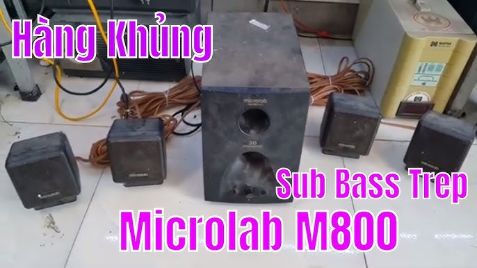 Microlab M800 subwoofer restoration | Restoration Things - YouTube