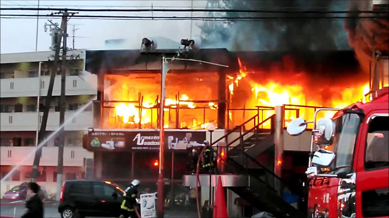 【火事】美濃加茂市森山町4丁目地内で発生した建物火災