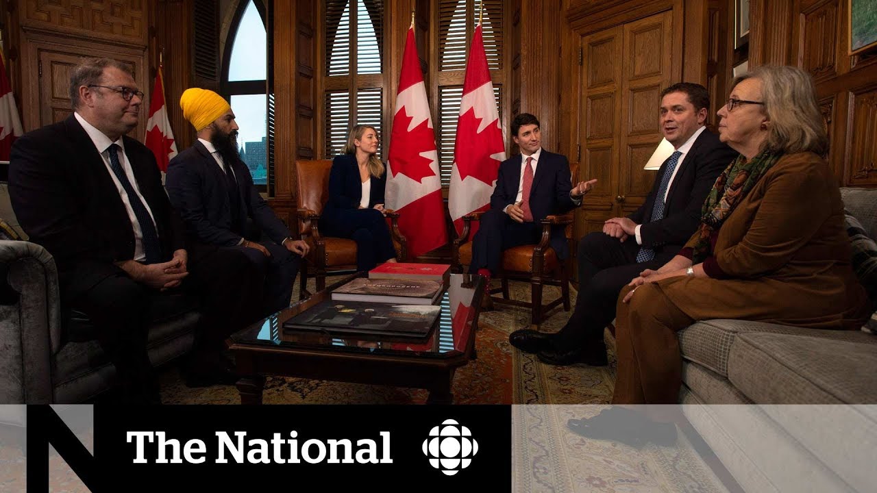 Trudeau meets federal party leaders to discuss support for French Canadians