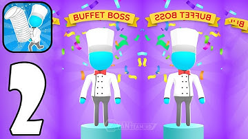 Buffet Boss - Gameplay Walkthrough Part 2 Restaurant entrepreneur (Android,iOS)