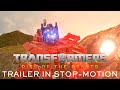 Transformers rise of the beasts  official teaser trailer in stop motion