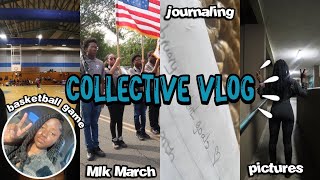 COLLECTIVE VLOG ☆ || grwms, mlk march, basketball game, productivity, more