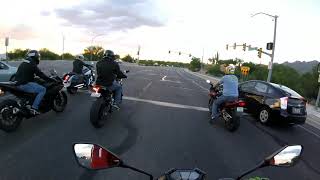 2016 Kawsaki Z800 vs. 2001 Suzuki Bandit 1200s