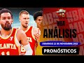 PRONÓSTICOS - FAVORITOS LA NBA #NBA INFORMACIÓN DOMINGO 23 DE NOVIEMBRE #dupleta