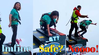 Bungee Jumping With Rope In Beautiful Place:Asmr Bungee Jumping#funny#travel