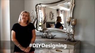 Ivey Homes Design Consultant, Robin Sullivan gives DIY tips on decorating a bedroom dresser.