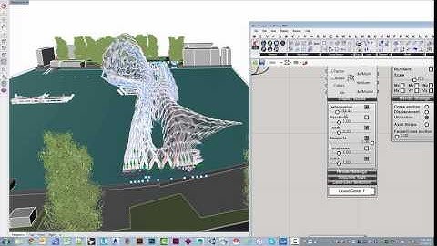 Simulating Bridge Vibrations in Karamba Using Different Eigenmodes
