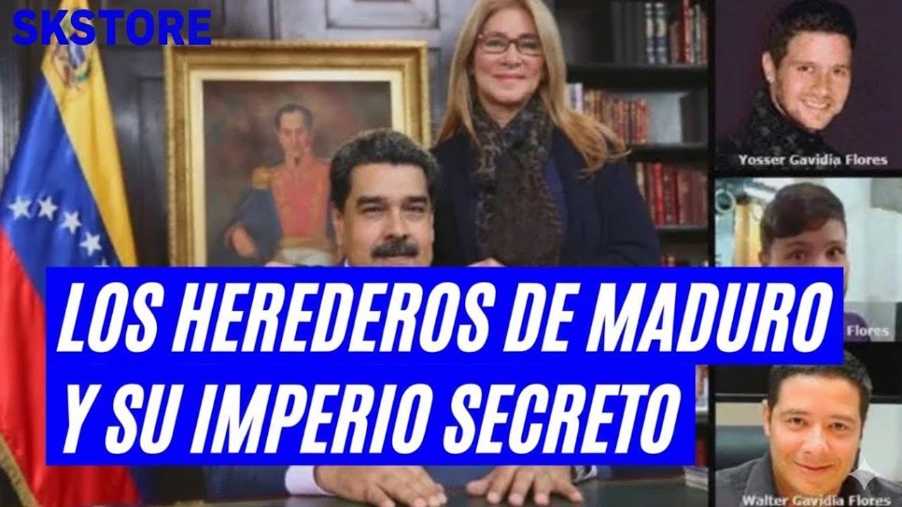 “¡VIDAS DE LUJO! LOS HEREDEROS DE MADURO Y SU IMPERIO SECRETO” dinero y fuga internacional