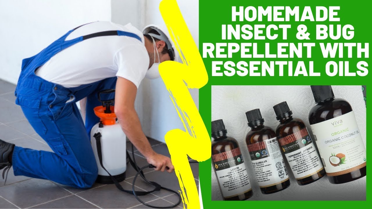 EASY HOMEMADE INSECT & BUG REPELLENT WITH ESSENTIAL OILS