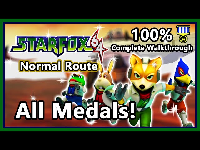 Star Fox 64 - Complete 100% Walkthrough - All Routes, All Medals (Longplay)  