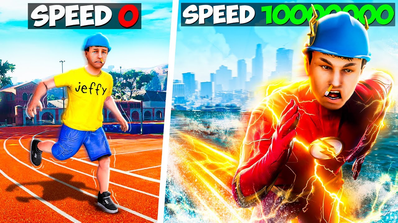 Jeffy Becomes The FASTEST FLASH In GTA 5!