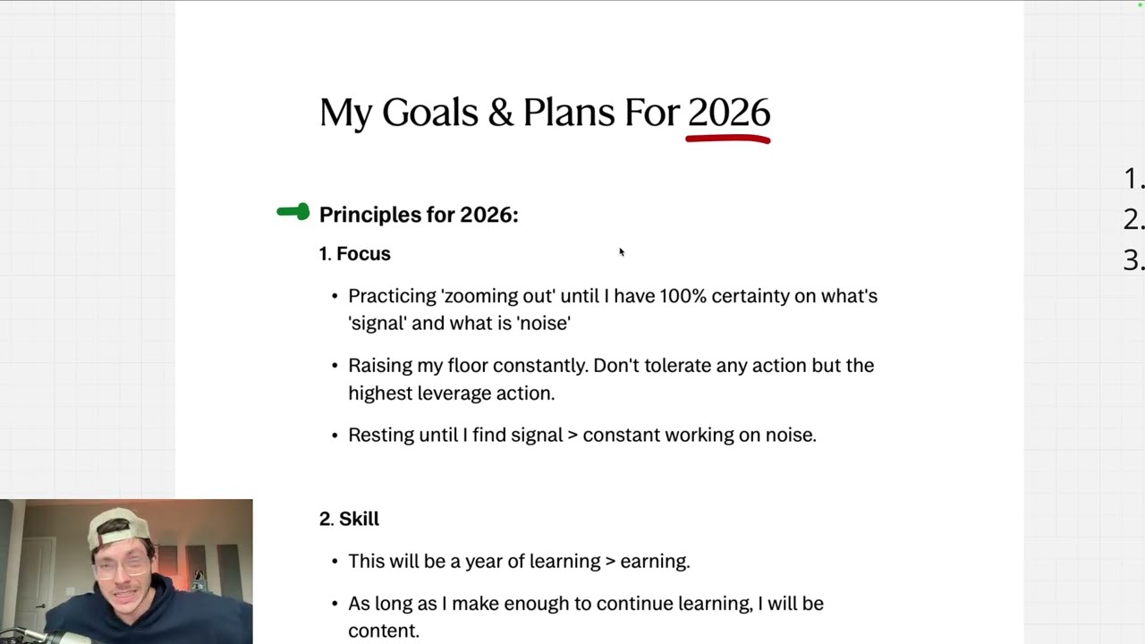 My Goals & Plans For 2026.