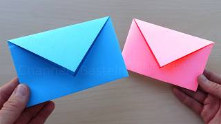 Origami Brief basteln zum Muttertag - Geschenkverpackung zum Muttertag falten. Einfaches Kuvert 💌