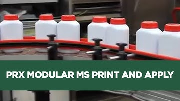 PRX Modular MS Print and Apply labelling machine and label applicator installation