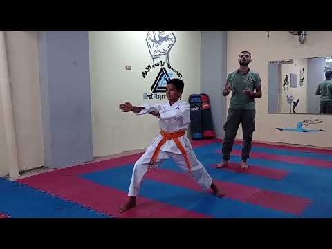 شرح الكاتا الثانيه في الكاراتيه هياني دان أكاديميه اللاعب الأول