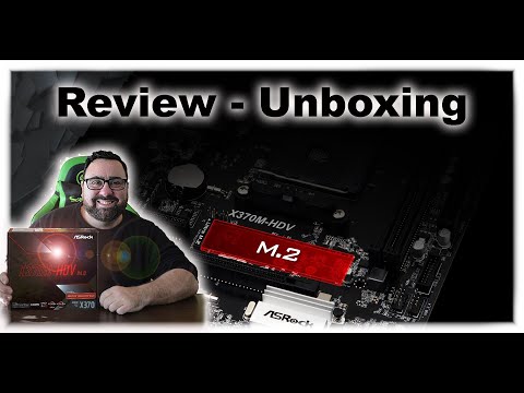 Asrock X370M-HDV 4.0  -  Review - Unboxing