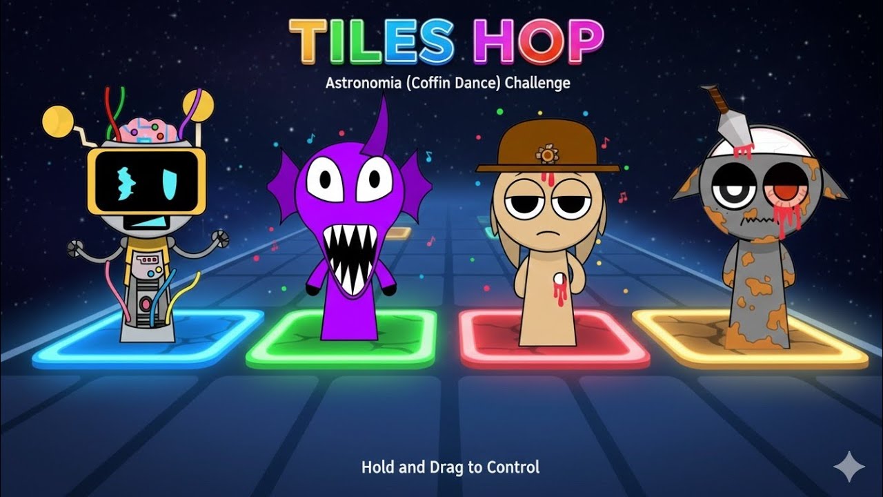 Tiles Hop SPRUNKI: The Horror Edition