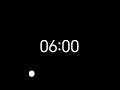 6 Minute Focus Timer | Minimal Black Screen ⏱️