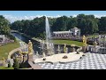 Glamour and Glitter of Russian Parks and Palaces. Opening of fountains in Peterhoff.