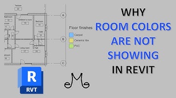 Revit Tutorial - Room colors not showing