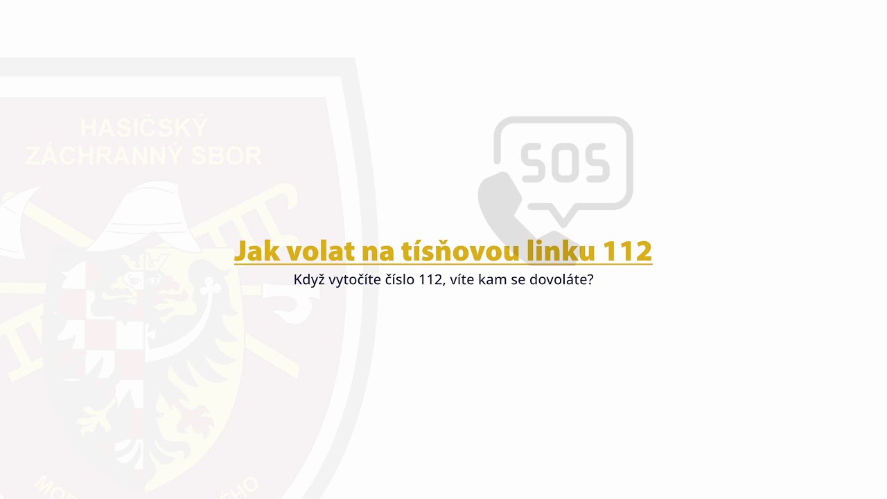 Evropský den tísňové linky 112 | HZS MSK