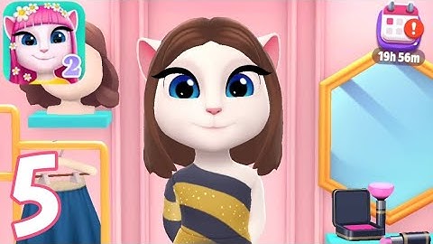 My Talking Angela 2 - Gameplay Walkthrough Part 5 - New Look (iOS, Android)