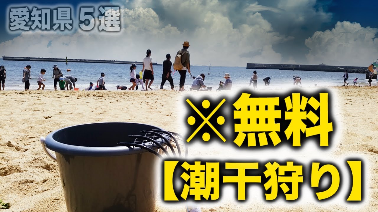 愛知 無料潮干狩りスポット５選 詳細アリ Youtube