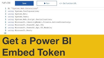 Get a Power BI Embed Token